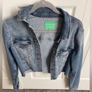 Guess Light Blue Denim Jacket cropped